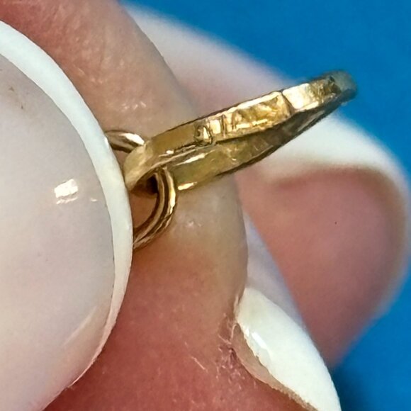 14K Yellow Gold Boy Charm/Pendant - Picture 8 of 15